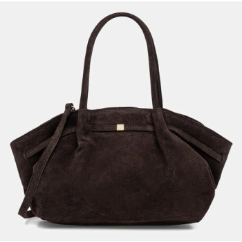 τσάντα σουέτ answear.lab 100% δέρμα σαμουά