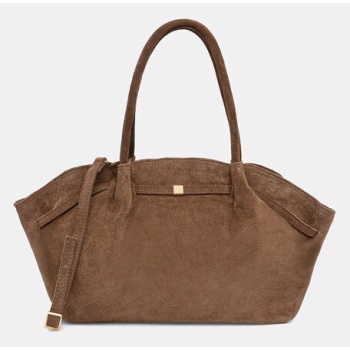 τσάντα σουέτ answear.lab 100% δέρμα σαμουά