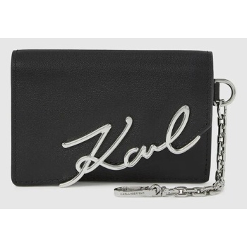 δερμάτινο πορτοφόλι karl lagerfeld ikon 100% φυσικό δέρμα