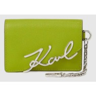 δερμάτινο πορτοφόλι karl lagerfeld ikon 100% φυσικό δέρμα
