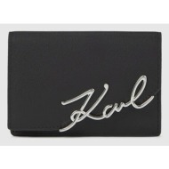 δερμάτινο πορτοφόλι karl lagerfeld ikon 100% φυσικό δέρμα