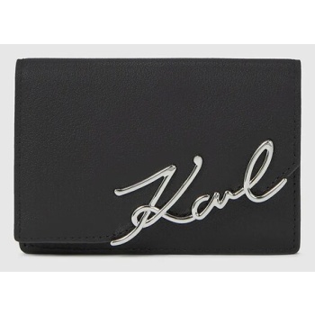 δερμάτινο πορτοφόλι karl lagerfeld ikon 100% φυσικό δέρμα