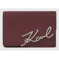 δερμάτινο πορτοφόλι karl lagerfeld ikon 100% φυσικό δέρμα