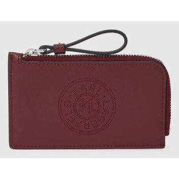 δερμάτινο πορτοφόλι karl lagerfeld ikon 100% δέρμα βοοειδών