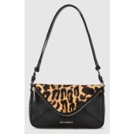 δερμάτινη τσάντα karl lagerfeld 100% φυσικό δέρμα