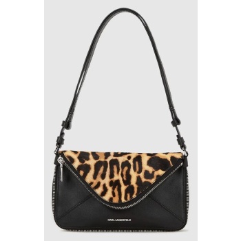 δερμάτινη τσάντα karl lagerfeld 100% φυσικό δέρμα