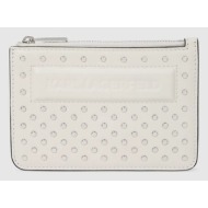 δερμάτινο πορτοφόλι karl lagerfeld ikon 100% δέρμα βοοειδών