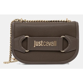 τσάντα just cavalli κύριο υλικό 100% πολυεστέρας με