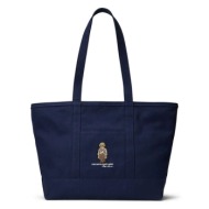 βαμβακερή τσάντα polo ralph lauren 37 x 56 x 19 cm 100% βαμβάκι