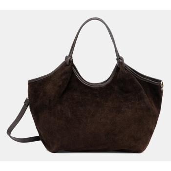 τσάντα σουέτ answear.lab 100% δέρμα σαμουά