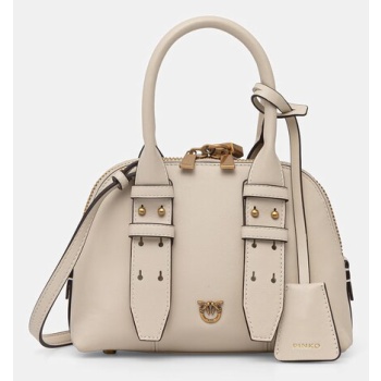 δερμάτινη τσάντα pinko φυσικό δέρμα