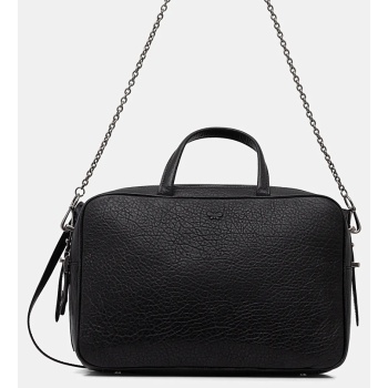 δερμάτινη τσάντα weekend max mara palos κύριο υλικό φυσικό