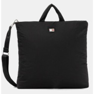 τσάντα tommy jeans 98% ανακυκλωμένος πολυεστέρας, 2% πολυουρεθάνη