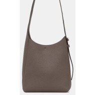 δερμάτινη τσάντα tory burch romy small romy 100% φυσικό δέρμα