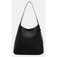 δερμάτινη τσάντα tory burch romy small romy φυσικό δέρμα