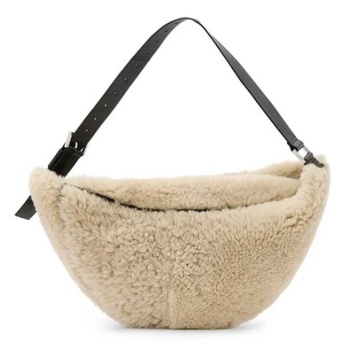 δερμάτινη τσάντα allsaints luna φόδρα 100% οργανικό