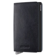 δερμάτινο πορτοφόλι secrid basco αλουμίνιο, δέρμα βοοειδών