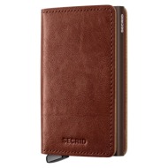 δερμάτινο πορτοφόλι secrid basco αλουμίνιο, δέρμα βοοειδών