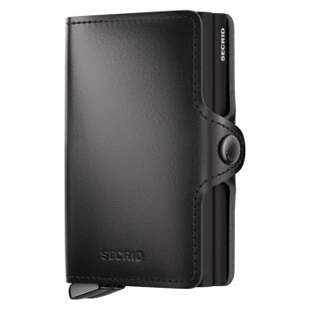 δερμάτινο πορτοφόλι secrid dusk αλουμίνιο, δέρμα βοοειδών