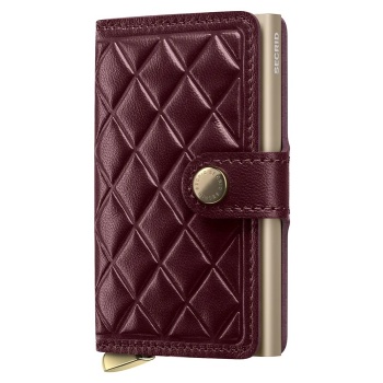 δερμάτινο πορτοφόλι secrid emboss diamond δέρμα