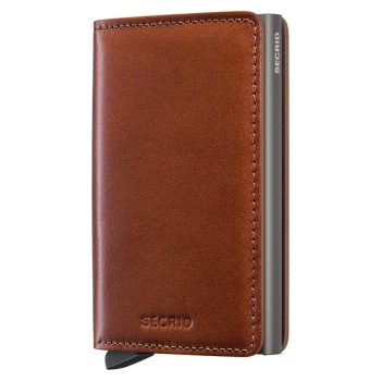 δερμάτινο πορτοφόλι secrid texano αλουμίνιο, φυσικό δέρμα
