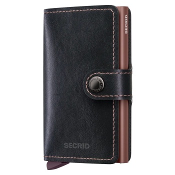 δερμάτινο πορτοφόλι secrid mirum αλουμίνιο, φυσικό δέρμα