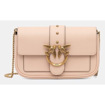 δερμάτινη τσάντα pinko κύριο υλικό φυσικό δέρμαφόδρα 100%