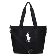 παιδική τσάντα polo ralph lauren υφαντικό υλικό