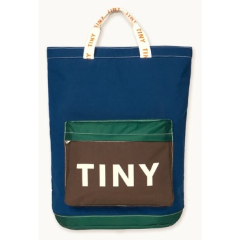 παιδική τσάντα tinycottons color block totepack 100%