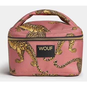 νεσεσέρ ταξιδιού wouf blush leopard 20 x 12 x 15 cm  100%