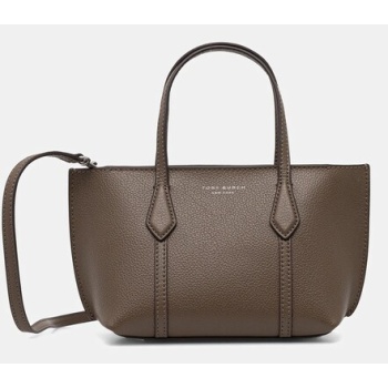 δερμάτινη τσάντα tory burch perry mini tote υλικό 1