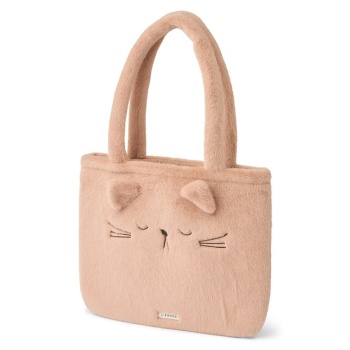 παιδική τσάντα liewood lexi plush cat totebag υλικό 1 100%