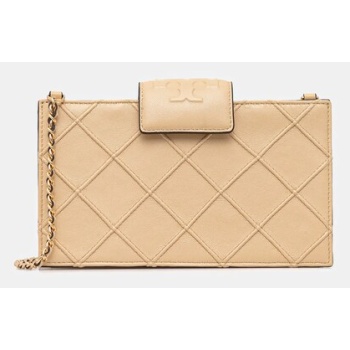 δερμάτινη τσάντα tory burch fleming κύριο υλικό φυσικό