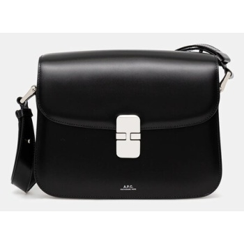 δερμάτινη τσάντα a.p.c. sac grace υλικό 1 φυσικό