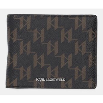 πορτοφόλι karl lagerfeld k/monogram 100% πολυουρεθάνη