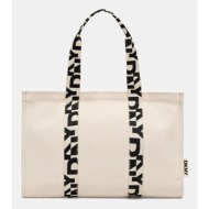 βαμβακερή τσάντα dkny 100% βαμβάκι