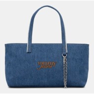 τζιν τσάντα tommy jeans 100% βαμβάκι
