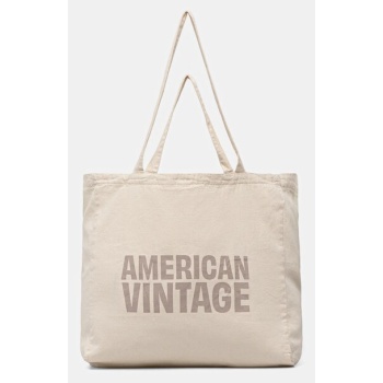 βαμβακερή τσάντα american vintage κύριο υλικό 100%