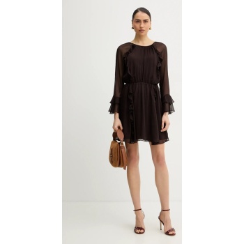 τσάντα σουέτ coccinelle mavery suede δέρμα σαμουά