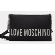 τσάντα love moschino 100% πολυουρεθάνη