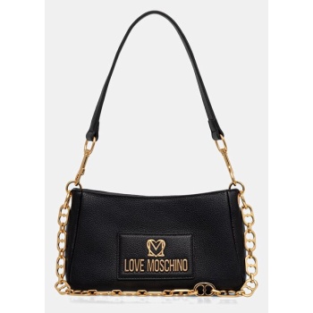 δερμάτινη τσάντα love moschino κύριο υλικό 70% δέρμα, 30%
