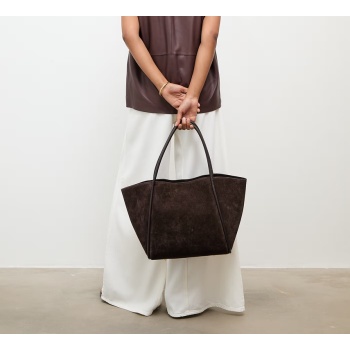 answear.lab shopper γυναικεία από δέρμα σουέτ ολόκληρο το