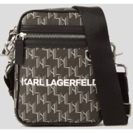 karl lagerfeld τσαντακι crossbody ikonik klassik ns cb μαυρο
