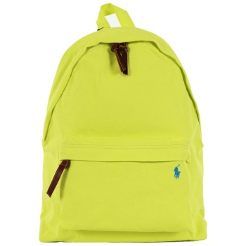 ralph lauren τσαντα backpack logo fluo κιτρινο