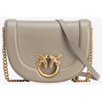 pinko τσαντα cross body love round click classic vitello