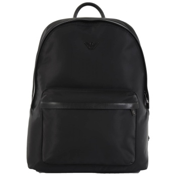 emporio armani τσαντα backpack logo μαυρο σε προσφορά
