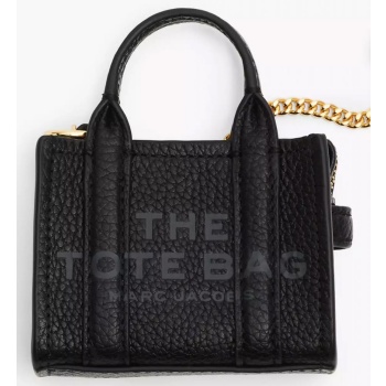 marc jacobs πορτοφολι the nano tote charm logo μαυρο