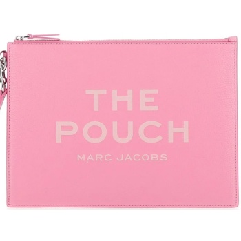 marc jacobs φακελος the lαrge pouch logo ροζ