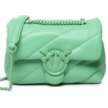 pinko τσαντα ωμου/cross body love mini puff cl sheep nappa