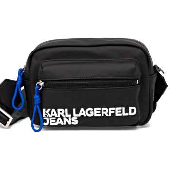 karl lagerfeld jeans τσαντακι crossbody logo utility coated